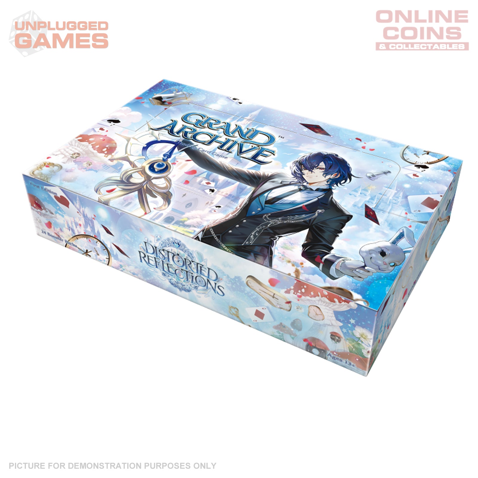 Grand Archive TCG: Distorted Reflections – SEALED Booster Box (24 Booster Packs) – 1st Edition